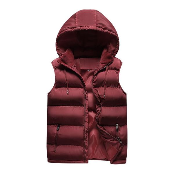 men's vests winter autumn sleeveless jacket for men fashion warm hooded male vest light plus size mens waistcoat, Black;white
men's vests winter autumn sleeveless jacket for men fashion warm hooded male vest light plus size mens waistcoat, Black;white