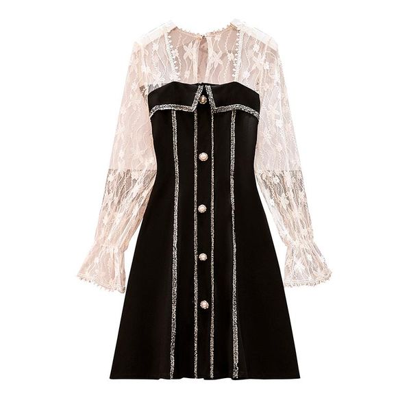 lace head sweet hollow out oversized plus large size sukienka vintage party women's dress for clothes 2021 spring a6475 casual dresses, Black;gray
lace head sweet hollow out oversized plus large size sukienka vintage party women's dress for clothes 2021 spring a6475 casual dresses, Black;gray