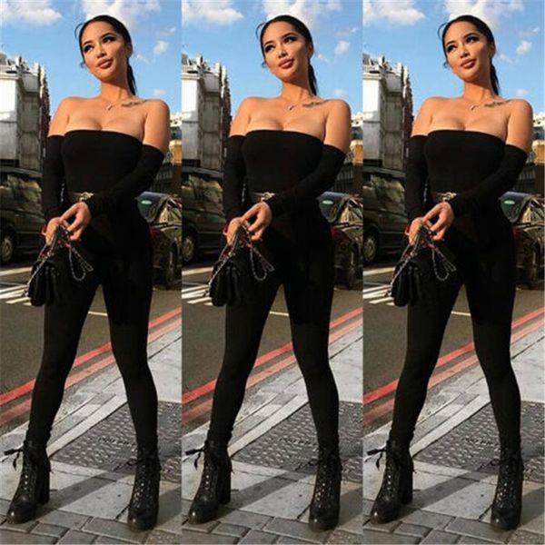 women's jumpsuits & rompers 2021 black women jumpsuit romper bodysuits bodycon playsuit clubwear trousers party long pants, Black;white
women's jumpsuits & rompers 2021 black women jumpsuit romper bodysuits bodycon playsuit clubwear trousers party long pants, Black;white