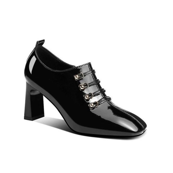 dress shoes four seasons fashion zipper chunky heel black high heels women's casual office square head (5cm-8cm) toe rome
dress shoes four seasons fashion zipper chunky heel black high heels women's casual office square head (5cm-8cm) toe rome