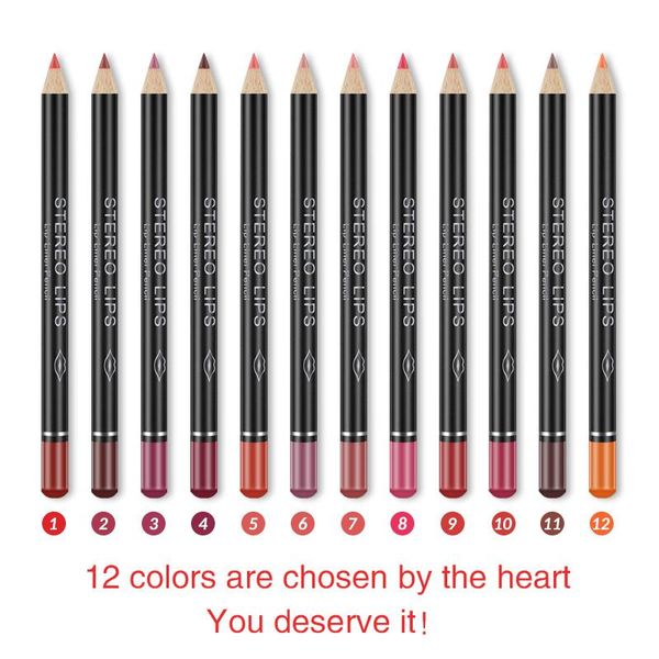 lip pencils 12-color liner, gloss, easy to dry, long lasting, waterproof, apply makeup, beautiful cosmetic tools
lip pencils 12-color liner, gloss, easy to dry, long lasting, waterproof, apply makeup, beautiful cosmetic tools