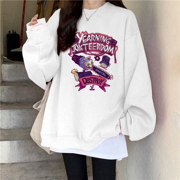 women's hoodies & sweatshirts spring autumn cotton loose sweatshirt women casual printing pullovers clothes crewneck long sleeve young, Black
women's hoodies & sweatshirts spring autumn cotton loose sweatshirt women casual printing pullovers clothes crewneck long sleeve young, Black