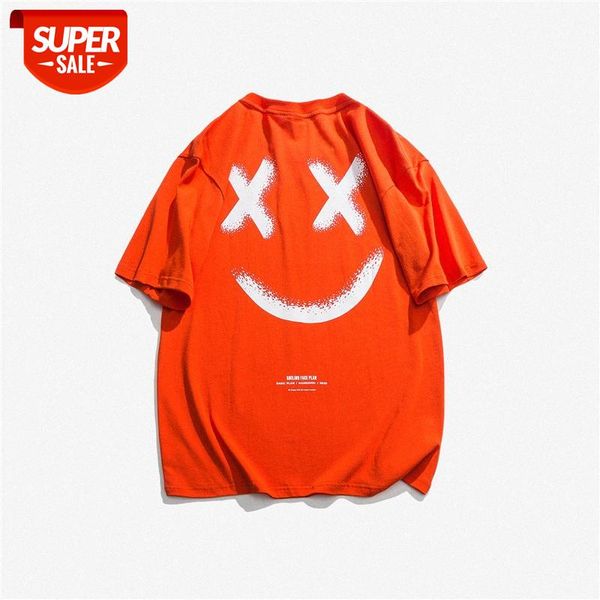 summer men's t-shirt solid color round neck pullover back simple smiley print short sleeve #gy8z, White;black
summer men's t-shirt solid color round neck pullover back simple smiley print short sleeve #gy8z, White;black