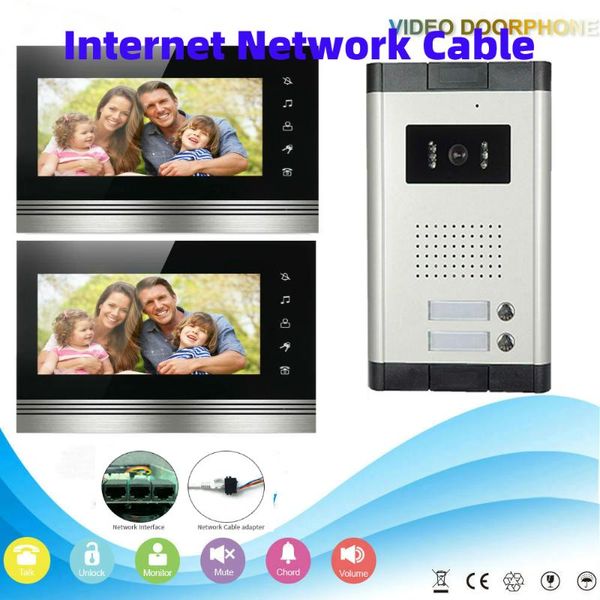 meter network cable home video intercom 7 inch monitor door phone doorbell ir camera security system phones
meter network cable home video intercom 7 inch monitor door phone doorbell ir camera security system phones