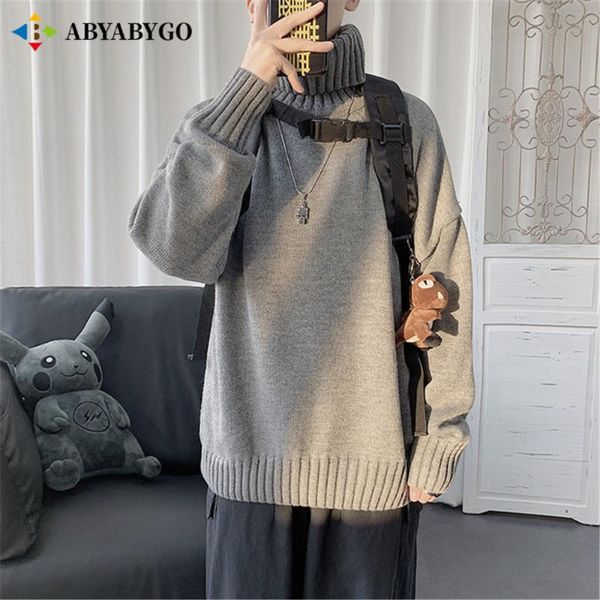 men's sweaters mens turtleneck and pullovers winter thick vintage casual loose korean fashion clothing knitted turtle neck sweater men, White;black
men's sweaters mens turtleneck and pullovers winter thick vintage casual loose korean fashion clothing knitted turtle neck sweater men, White;black