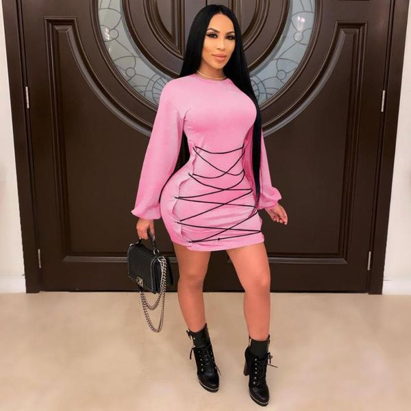 casual dresses cross lace up bandage mini dress women party night clubwear lantern sleeve fall autumn fitness vintage vestidos, Black;gray
casual dresses cross lace up bandage mini dress women party night clubwear lantern sleeve fall autumn fitness vintage vestidos, Black;gray