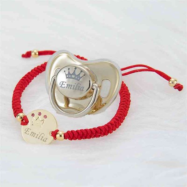 miyocar personalized real gold plate bling pacifier stainless steel bracelet set bpa luxury unique design pacifier pb 210407
miyocar personalized real gold plate bling pacifier stainless steel bracelet set bpa luxury unique design pacifier pb 210407