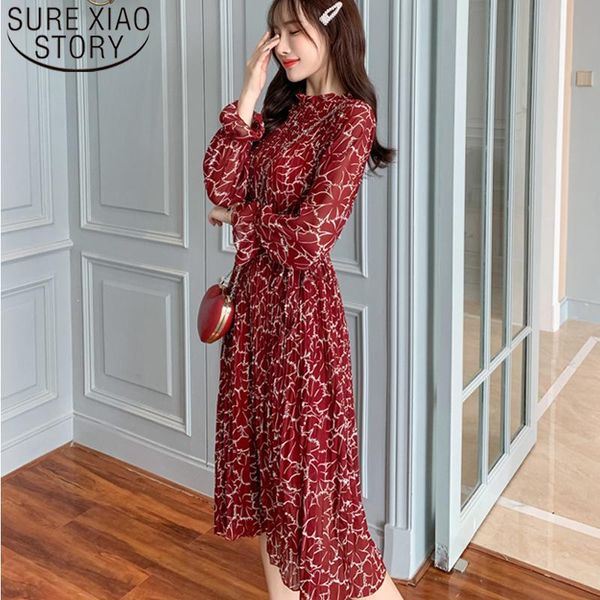 casual dresses vestidos 2021 spring long sleeve vintage print chiffon lady dress stand collar loose pleated party 8540 50 robe femme, Black;gray
casual dresses vestidos 2021 spring long sleeve vintage print chiffon lady dress stand collar loose pleated party 8540 50 robe femme, Black;gray