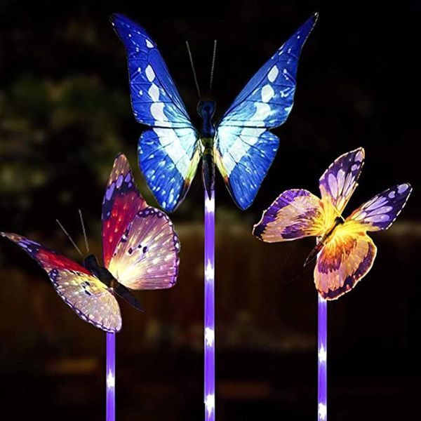 lawn lamps 3pcs garden solar lights outdoor butterfly color changing led stake light with waterproof fiber decorative
lawn lamps 3pcs garden solar lights outdoor butterfly color changing led stake light with waterproof fiber decorative