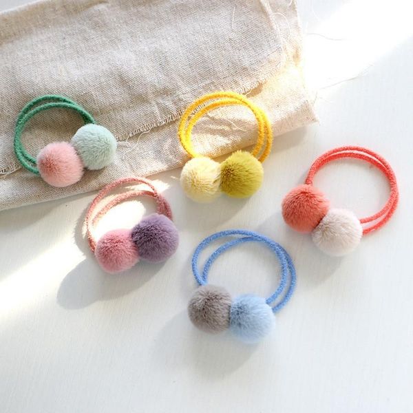 hair accessories 1 pcs fur ball elastic air ties girls' ponytail holder kids rope band bows with lovely girl, Slivery;white
hair accessories 1 pcs fur ball elastic air ties girls' ponytail holder kids rope band bows with lovely girl, Slivery;white