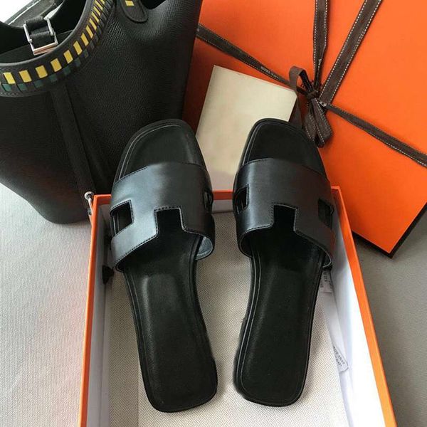 designer slippers lady cartoon big head slides oran women classic open toe casual flat slide real soft leather rubber slipper with box, Black
designer slippers lady cartoon big head slides oran women classic open toe casual flat slide real soft leather rubber slipper with box, Black