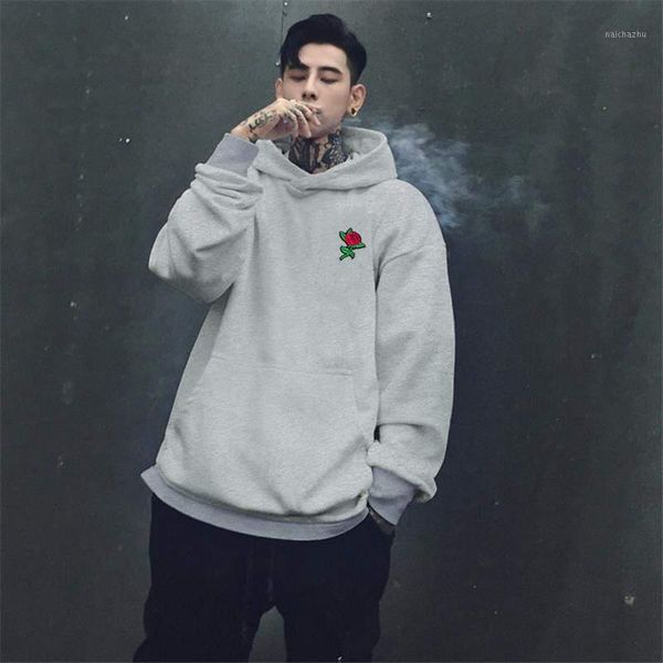 men's hoodies & sweatshirts autumn winter rose embroidery cotton men women oversize hoody us size xs-xl, Black
men's hoodies & sweatshirts autumn winter rose embroidery cotton men women oversize hoody us size xs-xl, Black