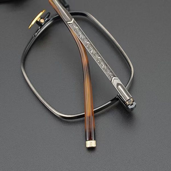 sunglasses titanium plate high-end myopia glasse half frame black blue radiation protection custom glasses square, White;black
sunglasses titanium plate high-end myopia glasse half frame black blue radiation protection custom glasses square, White;black