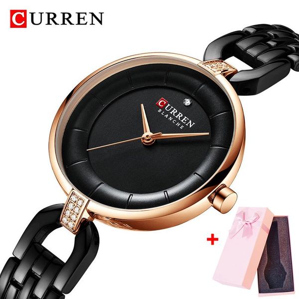 wristwatches curren personalized women wrist watch analog luxury rhinestone stainless steel band ladies quartz black with gift box, Slivery;brown
wristwatches curren personalized women wrist watch analog luxury rhinestone stainless steel band ladies quartz black with gift box, Slivery;brown