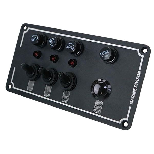 parts 3 gang marine toggle switch panel dc 12v/24v fused on/off overload with light for boat caravan rv
parts 3 gang marine toggle switch panel dc 12v/24v fused on/off overload with light for boat caravan rv