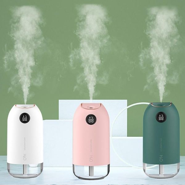 500ml rechargeable double spray air humidifier with light ultrasonic diffuser humidifiers
500ml rechargeable double spray air humidifier with light ultrasonic diffuser humidifiers