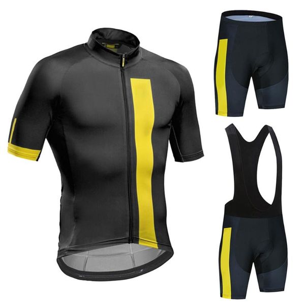 racing sets men cycling suit short-sleeved yellow stripes bicycle team short sleeve men's jersey summer breathable, Black;blue
racing sets men cycling suit short-sleeved yellow stripes bicycle team short sleeve men's jersey summer breathable, Black;blue