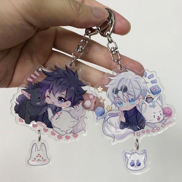 anime jujutsu kaisen keychain cosplay cute yuji itadori gojo satoru fushiguro megumi acrylic key chain pendant keyring, Silver
anime jujutsu kaisen keychain cosplay cute yuji itadori gojo satoru fushiguro megumi acrylic key chain pendant keyring, Silver