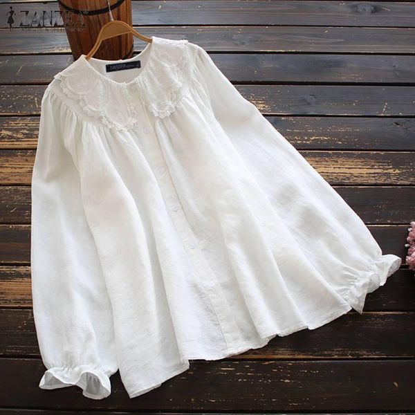 women's blouses & shirts spring lace crochet shirt women buttons solid blusas vintage long sleeve blouse casual loose tunic chem, White
women's blouses & shirts spring lace crochet shirt women buttons solid blusas vintage long sleeve blouse casual loose tunic chem, White