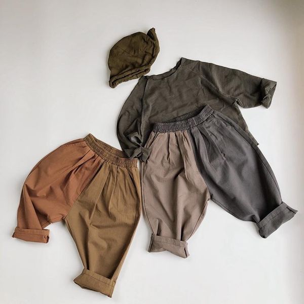 trousers spring and summer korean mixed colors casual baggy pants children cotton linen, Blue
trousers spring and summer korean mixed colors casual baggy pants children cotton linen, Blue