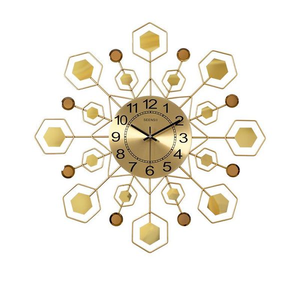 nordic large wall clock luxury metal living room home decoration creative clocks watch modern mute quartz goft
nordic large wall clock luxury metal living room home decoration creative clocks watch modern mute quartz goft
