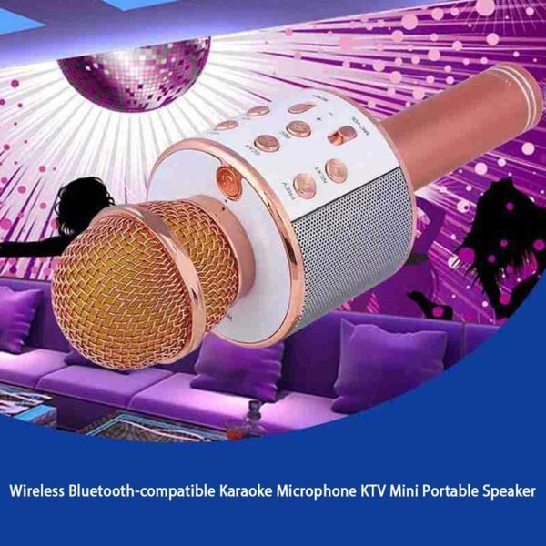 microphones wireless karaoke microphone bluetooth handheld portable function ktv lights player dancing artifact record home singing wit w5t8
microphones wireless karaoke microphone bluetooth handheld portable function ktv lights player dancing artifact record home singing wit w5t8