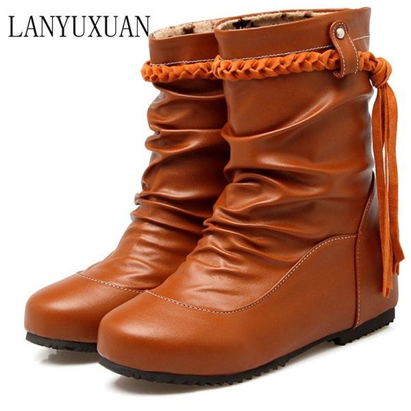 boots 2021 big size 30-52 botas mujer winter round toe buckle for women ankle fashion shoes casual 504, Black
boots 2021 big size 30-52 botas mujer winter round toe buckle for women ankle fashion shoes casual 504, Black