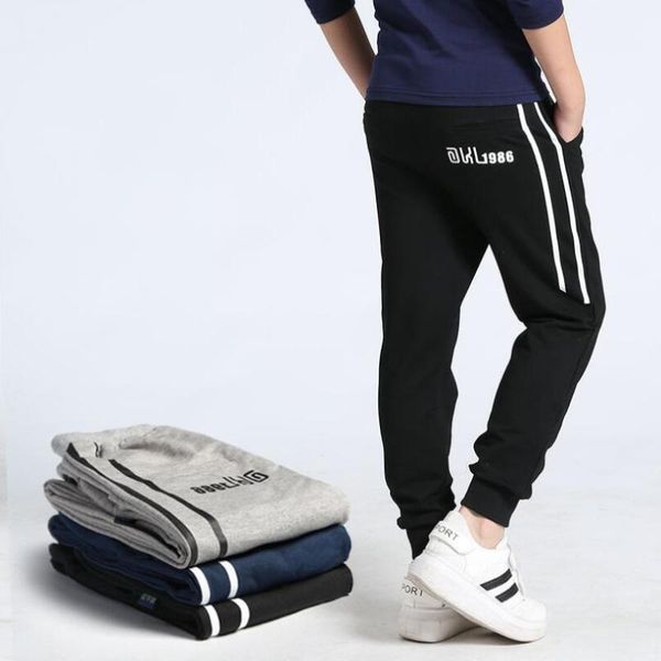 trousers boys sweatpants kids autumn spring sport casual pants children outwear 4-13y child teenage sports, Blue 
trousers boys sweatpants kids autumn spring sport casual pants children outwear 4-13y child teenage sports, Blue