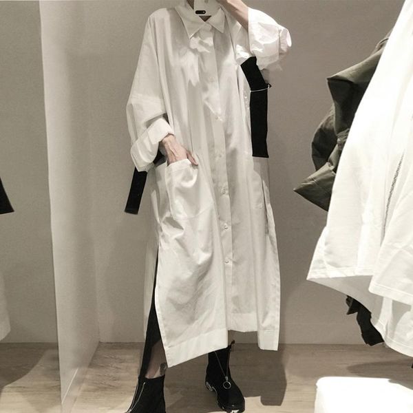 spring winter fashion trend clothing long-sleeved solid color bat long sleeve lapel shirt wi330 women's blouses & shirts, White
spring winter fashion trend clothing long-sleeved solid color bat long sleeve lapel shirt wi330 women's blouses & shirts, White