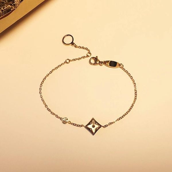 link, chain never fade fine jewelry for women exquisite clover bracelet titanium steel with zircon together, Black
link, chain never fade fine jewelry for women exquisite clover bracelet titanium steel with zircon together, Black