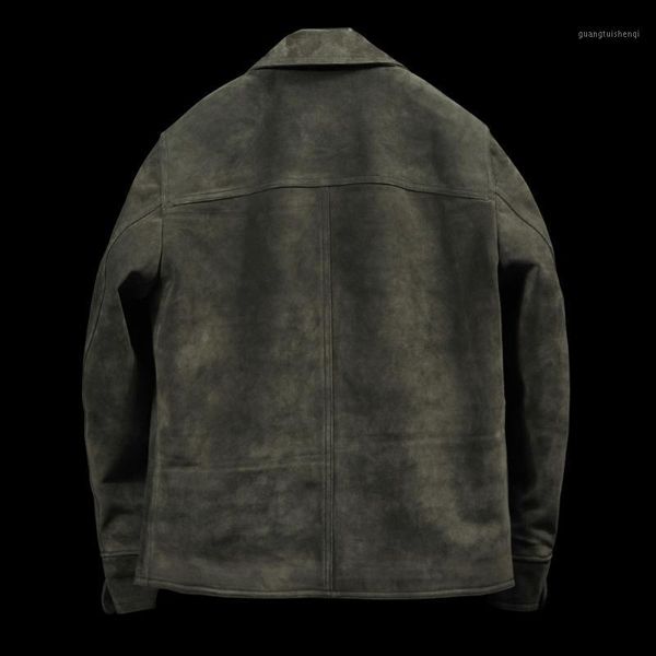 men's leather & faux 2021 grey japan casual style genuine jacket men single breasted plus size 3xl real natural cow suede autumn slim c, Black
men's leather & faux 2021 grey japan casual style genuine jacket men single breasted plus size 3xl real natural cow suede autumn slim c, Black