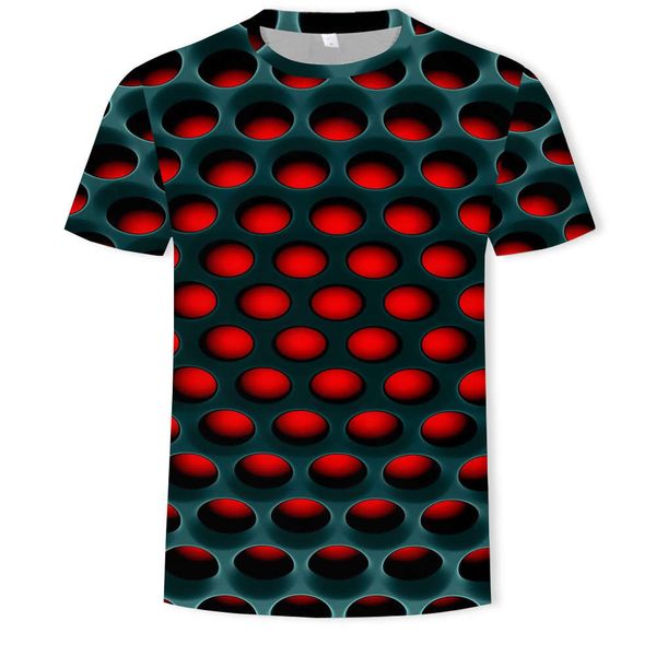 men's summer fashion cool geometry 3d digital printing t-shirt round neck short sleeve, White;black
men's summer fashion cool geometry 3d digital printing t-shirt round neck short sleeve, White;black