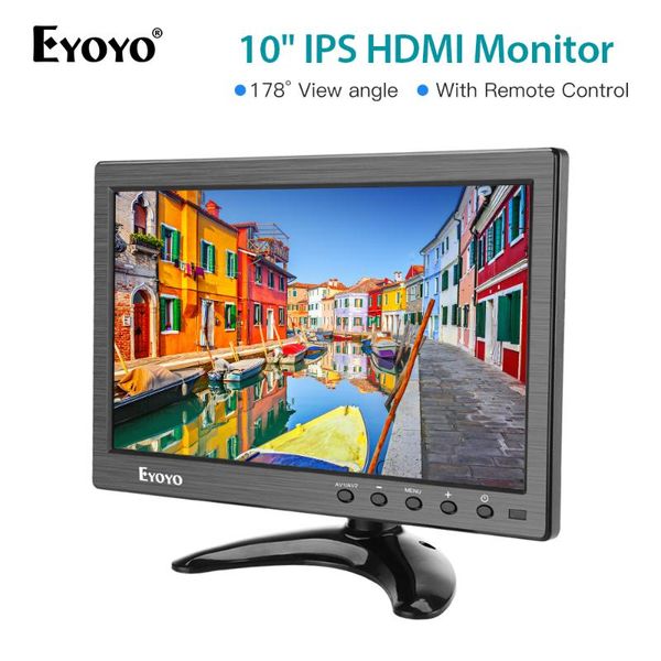 monitors eyoyo 10.1" ips cctv security monitor 1024x600 small portable lapcomputer hd lcd screen w/ vga bnc av
monitors eyoyo 10.1" ips cctv security monitor 1024x600 small portable lapcomputer hd lcd screen w/ vga bnc av