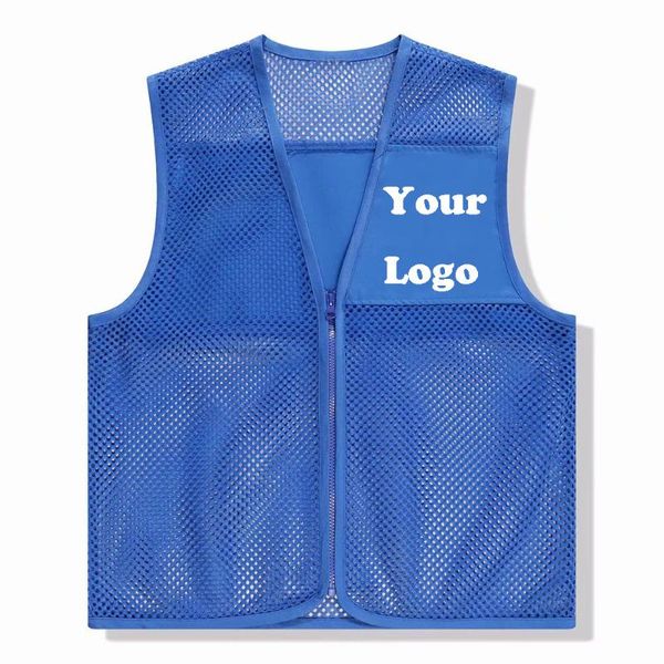 men's vests 1pcs custom design mesh print logo name picture men woman work vest workwear uniform company team, Black;white
men's vests 1pcs custom design mesh print logo name picture men woman work vest workwear uniform company team, Black;white