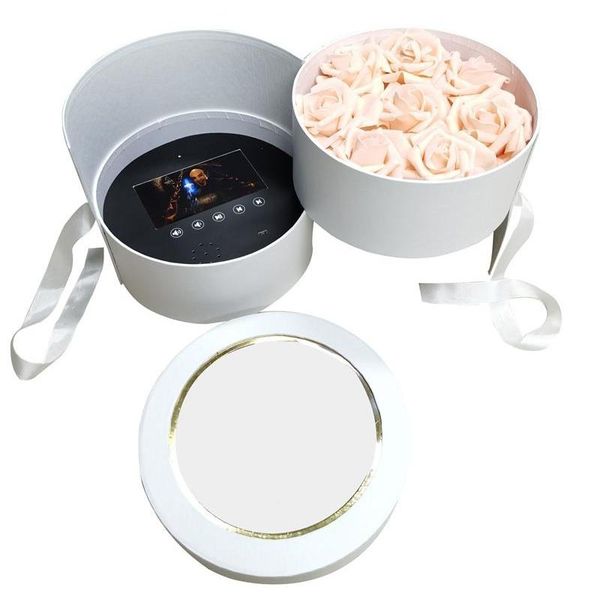 round flower display video light control gift box packaging with 7 inch lcd screen wrap
round flower display video light control gift box packaging with 7 inch lcd screen wrap