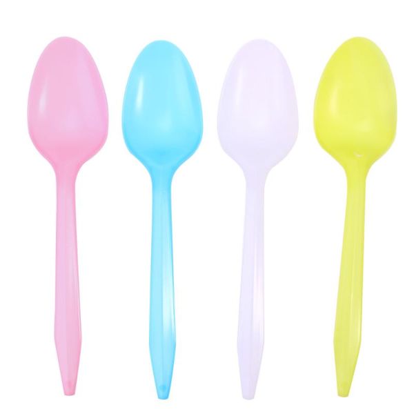 spoons 24pcs disposable party cutlery birthday tableware for jelly ice cream dessert (random color)
spoons 24pcs disposable party cutlery birthday tableware for jelly ice cream dessert (random color)