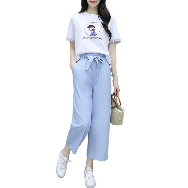 summer 2021 sweatshirt wide-legged pants suit female fashion two-piece set clothing leisure outfit woman casual trousers women's two pi, White
summer 2021 sweatshirt wide-legged pants suit female fashion two-piece set clothing leisure outfit woman casual trousers women's two pi, White