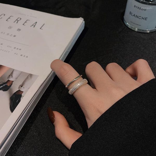 wedding rings jewelry exquisite high-grade double-layer micro zircon flash finger women adjustable size ring bridal for1, Slivery;golden
wedding rings jewelry exquisite high-grade double-layer micro zircon flash finger women adjustable size ring bridal for1, Slivery;golden