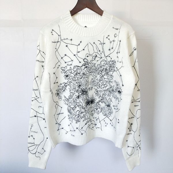 59% off factory outlet store star embroidered round neck long sleeve fashionable knitted for women, White;black
59% off factory outlet store star embroidered round neck long sleeve fashionable knitted for women, White;black