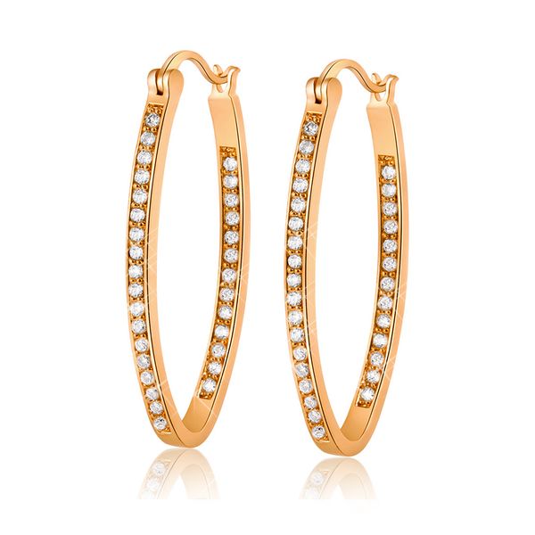 crystal micro inlaid hoop earrings 18k yellow gold filled women jewelry gift, Golden;silver
crystal micro inlaid hoop earrings 18k yellow gold filled women jewelry gift, Golden;silver