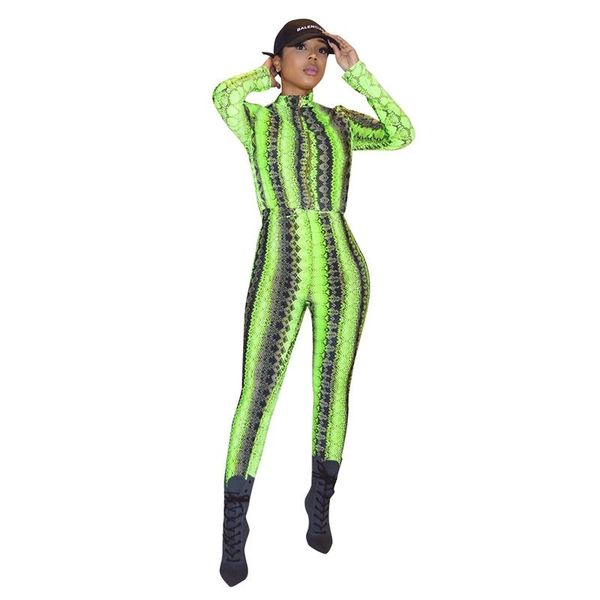 women's jumpsuits & rompers neon snake print mesh jumpsuit women long sleeve bandage bodycon zipper pant womens nightclub, Black;white
women's jumpsuits & rompers neon snake print mesh jumpsuit women long sleeve bandage bodycon zipper pant womens nightclub, Black;white