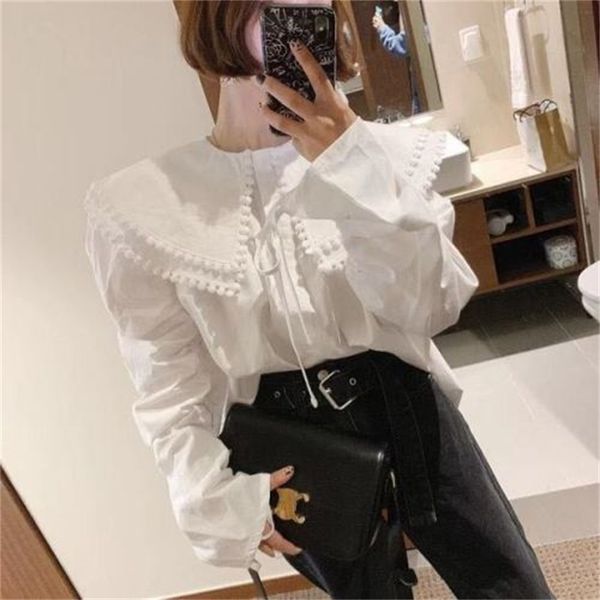 genayooa elegant white blouse women long sleeve drawstring womens and blouses vintage ladies korean fashion clothing 210417
genayooa elegant white blouse women long sleeve drawstring womens and blouses vintage ladies korean fashion clothing 210417