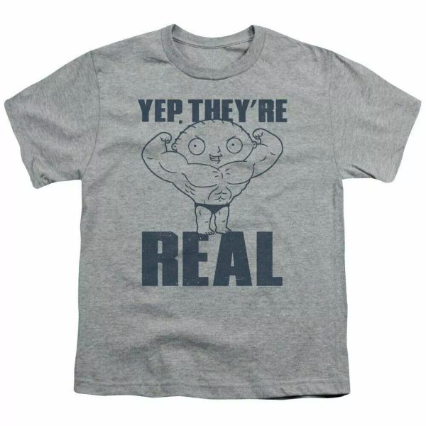 Family Guy Real Build Kids Youth T Shirt Licensed Stewie Cartoon Tee Sport Gray, White;black
Family Guy Real Build Kids Youth T Shirt Licensed Stewie Cartoon Tee Sport Gray, White;black