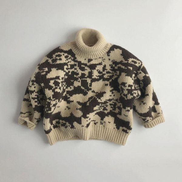 pullover 1-7t toddler kid baby boy girls winter clothes print thick turtleneck sweater long sleeve warm knit infant knitwear, Blue
pullover 1-7t toddler kid baby boy girls winter clothes print thick turtleneck sweater long sleeve warm knit infant knitwear, Blue