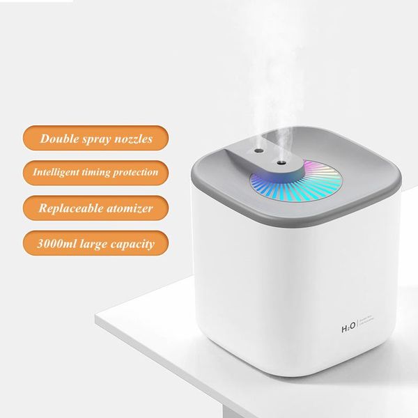humidifiers dual nozzle air humidifier usb aromatherapy mist maker diffuser fogger with colorful led lamp 3l home ultrasonic aroma diffusor
humidifiers dual nozzle air humidifier usb aromatherapy mist maker diffuser fogger with colorful led lamp 3l home ultrasonic aroma diffusor
