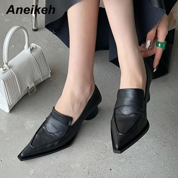 dress shoes aneikeh concise pu shallow autumn pumps 2021 basic slip-on sewing round heels non-slip pointed toe office & career 35-39, Black
dress shoes aneikeh concise pu shallow autumn pumps 2021 basic slip-on sewing round heels non-slip pointed toe office & career 35-39, Black