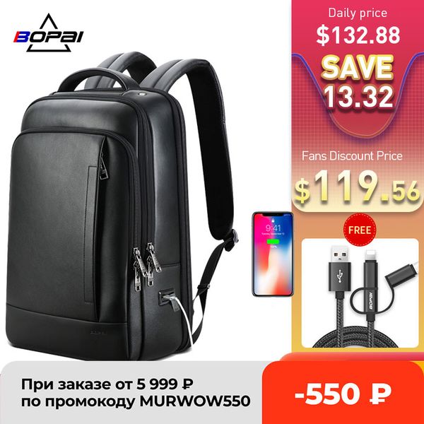 bopai genuine leather backpack lapmens business casual waterproof back pack male computer bagpack black backpacking
bopai genuine leather backpack lapmens business casual waterproof back pack male computer bagpack black backpacking