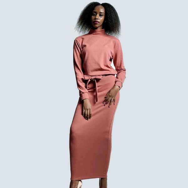 two piece dress matching two-piece outfit autumn winter knitted long sleeves maxi skirt co-ords women muslim 2 pcs, White
two piece dress matching two-piece outfit autumn winter knitted long sleeves maxi skirt co-ords women muslim 2 pcs, White