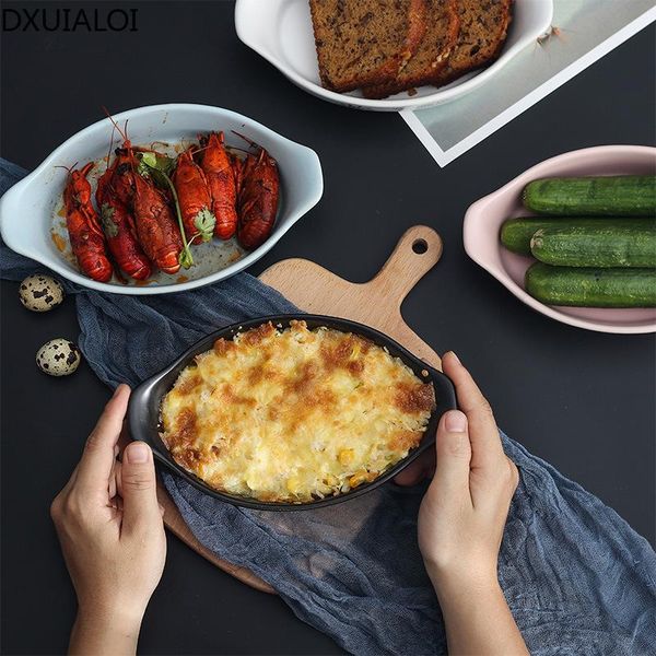 dishes & plates dxuialoi modern simple ceramic cheese baked rice plate microwave western creative kitchen household dish
dishes & plates dxuialoi modern simple ceramic cheese baked rice plate microwave western creative kitchen household dish