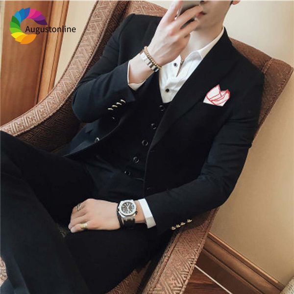 men's suits & blazers slim fit black men for wedding bridegroom groom costume evening party prom formal tuxedo man blazer tra q4jp, White;black
men's suits & blazers slim fit black men for wedding bridegroom groom costume evening party prom formal tuxedo man blazer tra q4jp, White;black